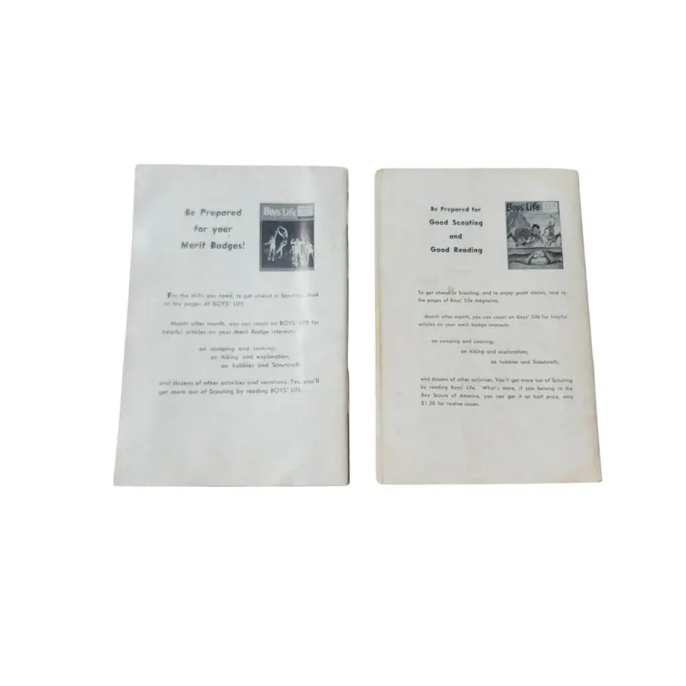 Vintage 1957 & 1959 Boy Scouts of America Merit Badge Booklets BSA Americana